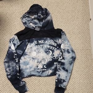 Midnight Hour Ouiji Board Hoodie. Size Small